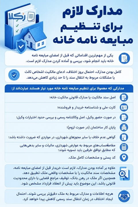 مبایعه نامه خانه