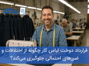 قرارداد دوخت لباس کار