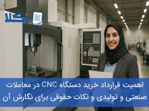 قرارداد خرید دستگاه cnc