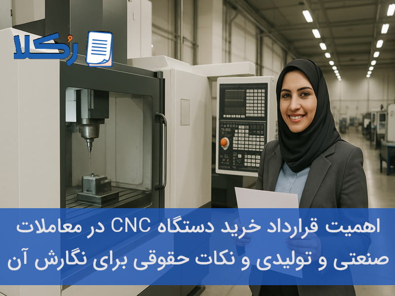 قرارداد خرید دستگاه cnc
