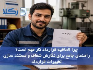 الحاقیه قرارداد کار