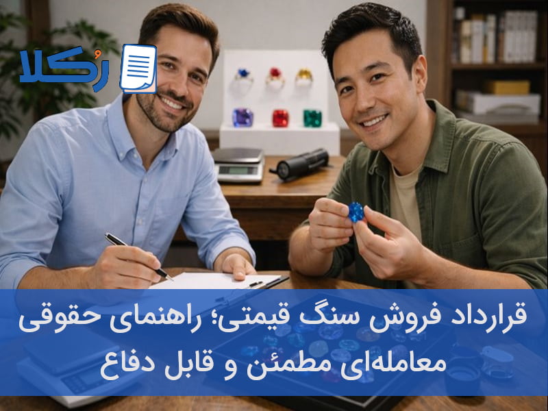 قرارداد فروش سنگ قیمتی
